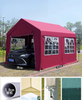 waterproof garage car port big black pop up canopy tent 10x20