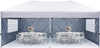 10*20ft Waterproof Portable Car Parking Tent Outdoor Events 3x6 Modern Steel Frame Folding Tent Custom Logo Wedding Parties