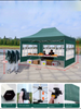 Custom Hexagonal diamond frame Folding Portable Pop up Gazebo Tent Four-Season Polyester Advertising Tent with Logo