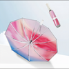 High Quality Custom 3 Fold Rainy Day Uv Lightweight Pocket Small Black Umbrella With Telescopic Shaft