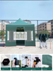 wholesale outdoor oxford exhibition aluminium sports folding event trade show canopy tent Hexagonal diamond frame