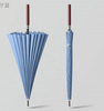 Customized Logo 24k Automatic Open Iridescence Umbrella Golf Windproof Parasol Long Straight Handle Rainbow Umbrella