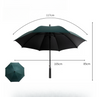 Promotional Cheap Wholesale Custom Coloured Automatic Straight Branded WindProof Golf Umbrellas With Logo Printing Sun Umbrella