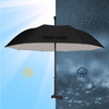 High Quality Windproof and Waterproof Personalized Classic UV Design Straight Umbrella for Adults Customized Logo Sunshade