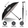 High Quality Windproof and Waterproof Personalized Classic UV Design Straight Umbrella for Adults Customized Logo Sunshade