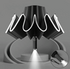 23 Inches 10k Double Vented Layer Three Portable Folding Umbrella Sliver Coated Waterproof Automatic Umbrella