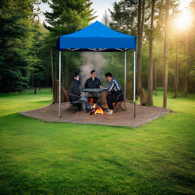 High Quality Gazebo Fabric Pop Canopy Folding Tent Trade Show Outdoor Advertising Customizable Logo Insurance Education