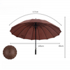 Unique classical men women custom print strong windproof 27inch rain custom no minimum advertising stick straight umbrella