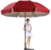 golf umbrella with logo windproof UV coating auto open eva handle custom print advertising double canopy rain umbrellas