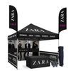 Custom 10X15ft Steel Canopy Tent Pop-Up Advertising Tent for Outdoor Trade Show Display & Event Coverage