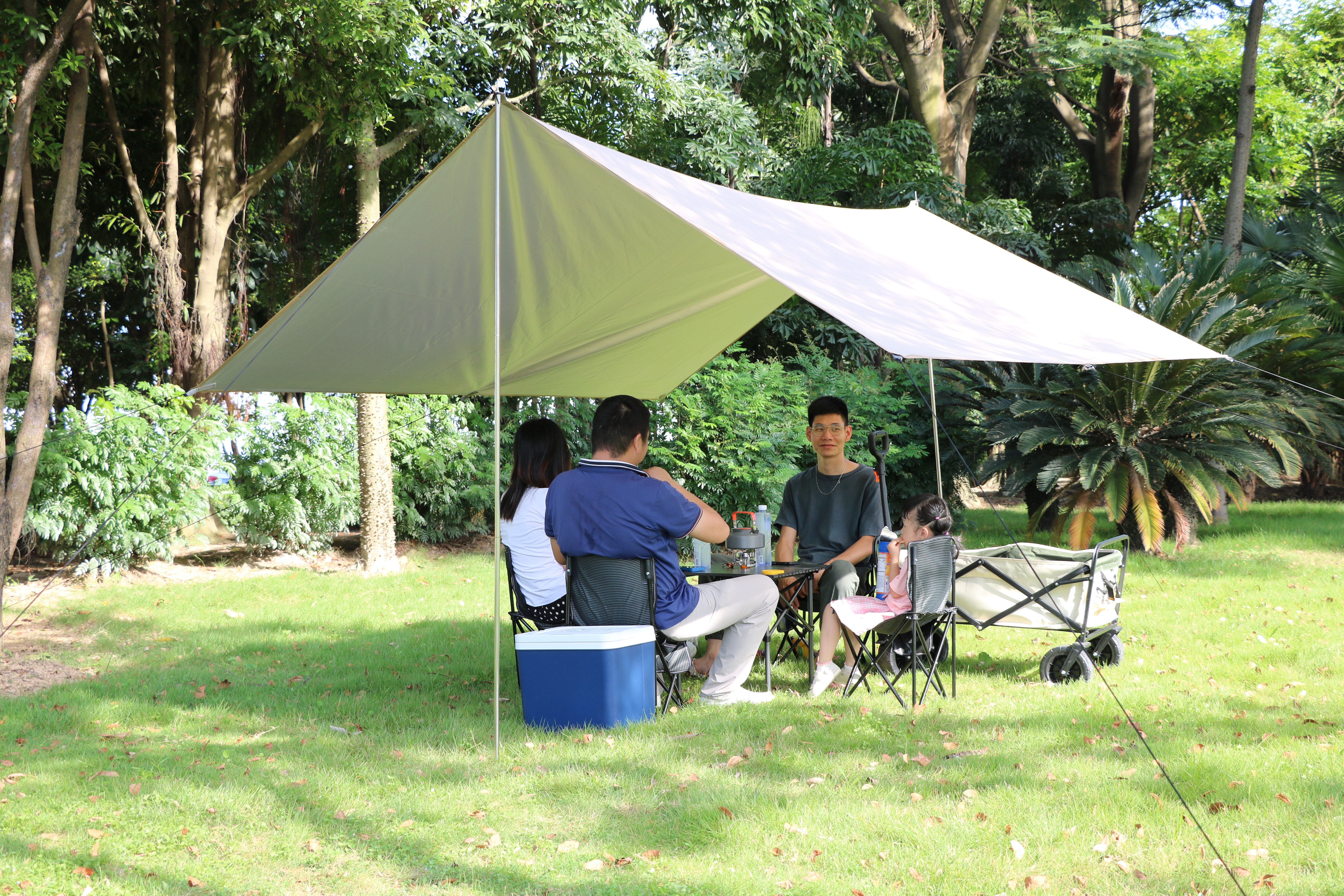 parking tent
