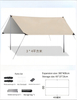UV resistant camping tarp with poles Camping canopy Waterproof and Ultralight survival tent tarp