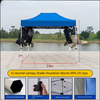 High Quality Hexagonal diamond Frame Canopy Tent for Outdoor Advertising Display UV Printing Techniques Trade Show Events