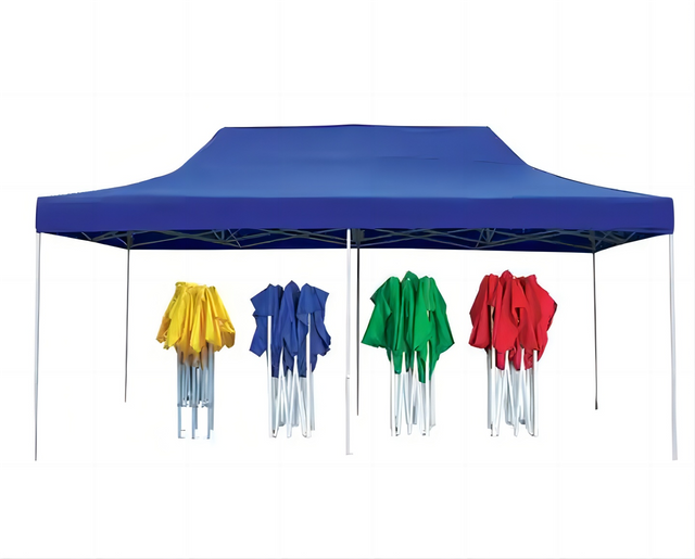 10X20ft Easy-Up Tent Pop Up Canopy Waterproof Folding tent with Custom Logo Steel Frame Easy Install for Outdoor Use