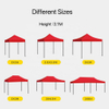 Large Logistics Trade Show Folding Telescopic Awnings Warehouse Awnings Activity Tent