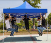 Portable Steel Folding Pop-Up Canopy Tent Waterproof Customizable Logo Printing Events with Window Side Wall