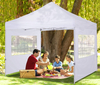 Modern 3x3 Waterproof Trade Show Folding Tent Steel Frame Pop Canopy Outdoor Parties Events Customizable Logo Printing