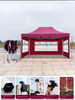 Custom Folding Large Gazebo Party Tent Outdoor Canopy Garden Sun Shade Trade Show Pop Up Awning Tents Hexagonal diamond frame