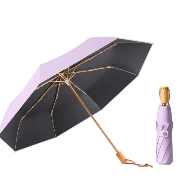 automatic folding umbrella large men's strong wind-resistant rain-proof dual-use women's sun umbrella sunshade