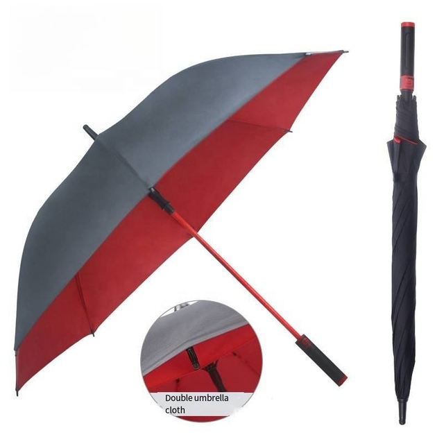 Suppliers manufacturer wholesale 27 inch large windproof logo prints big luxury promotional branded custom golf beach umbrella