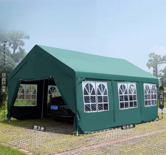 waterproof garage car port big black pop up canopy tent 10x20