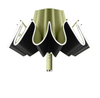 23 Inches 10k Double Vented Layer Three Portable Folding Umbrella Sliver Coated Waterproof Automatic Umbrella