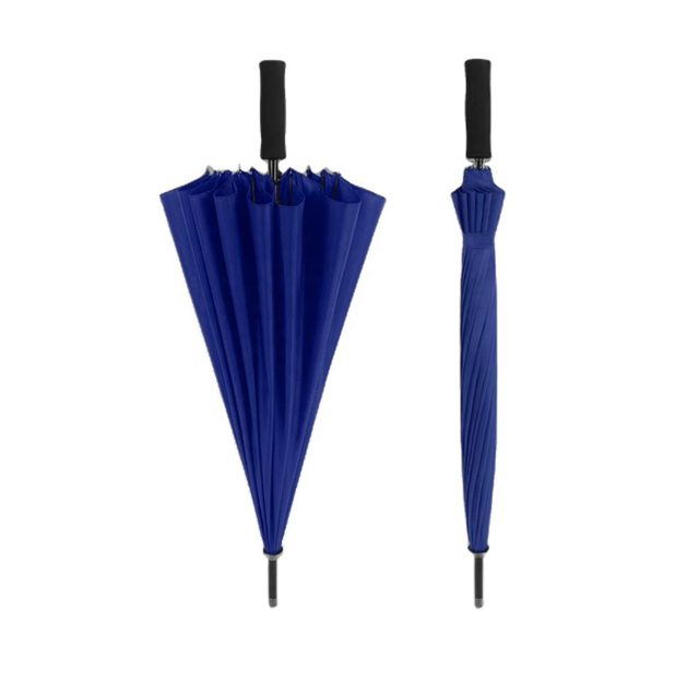 Custom promotional 27inch fiberglass umbrella EVA straight handle Automatic opening