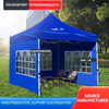 Modern 3x3 Waterproof Trade Show Folding Tent Steel Frame Pop Canopy Outdoor Parties Events Customizable Logo Printing