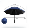 Promotional Cheap Wholesale Custom Coloured Automatic Straight Branded WindProof Golf Umbrellas With Logo Printing Sun Umbrella