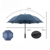 Golf Umbrella with Logo Windproof Base for Umbrella UV Coating Auto Open Eva Handle Custom Print Advertising Double Canopy Rain Umbrellas 
