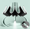 23 Inches 10k Double Vented Layer Three Portable Folding Umbrella Sliver Coated Waterproof Automatic Umbrella