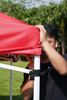 10x10ft Custom Steel Pop Up Tents Advertising Canopy Tent For Trade Show Display Events Outdoor
