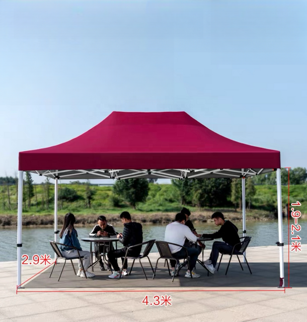 Alumawaterproof camping tents camping outdoor outside tent camping for 3-4 persons pop up tents