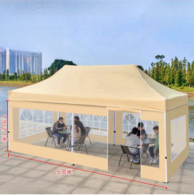 China Custom Pop up Canopy Tent Folding Gazebo with Top and Sidewalls aluminium waterproof exhibition tents