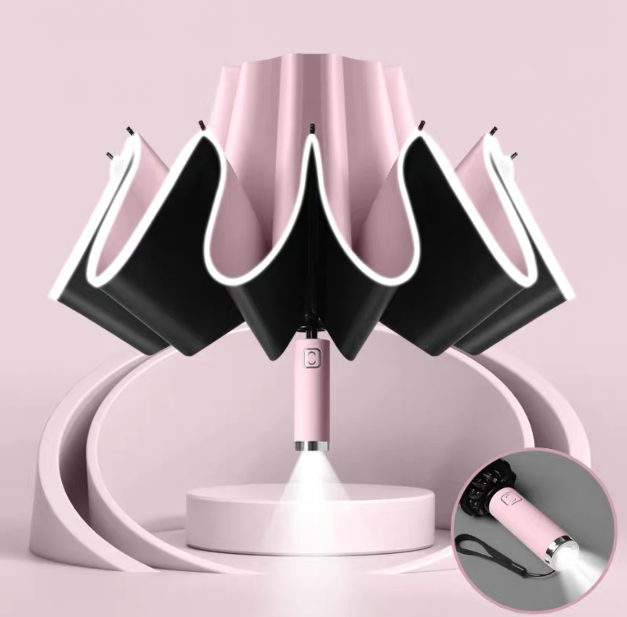 clear umbrellas