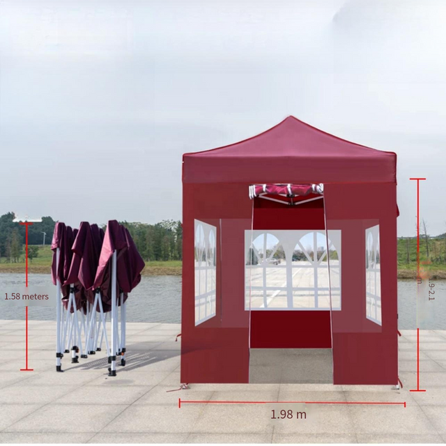 High Quality Series Hexagonal diamond frame Outdoor Sun Shade Trade Show Tent for Outdoor Events and Large-Scale Promotions