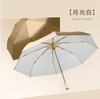 Luxin Umbrella Factory Travel Compact Light Portable Hand Pocket Folding Umbrella Mobile Size Flat Handle Parasol