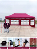 Custom Folding Large Gazebo Party Tent Outdoor Canopy Garden Sun Shade Trade Show Pop Up Awning Tents Hexagonal diamond frame