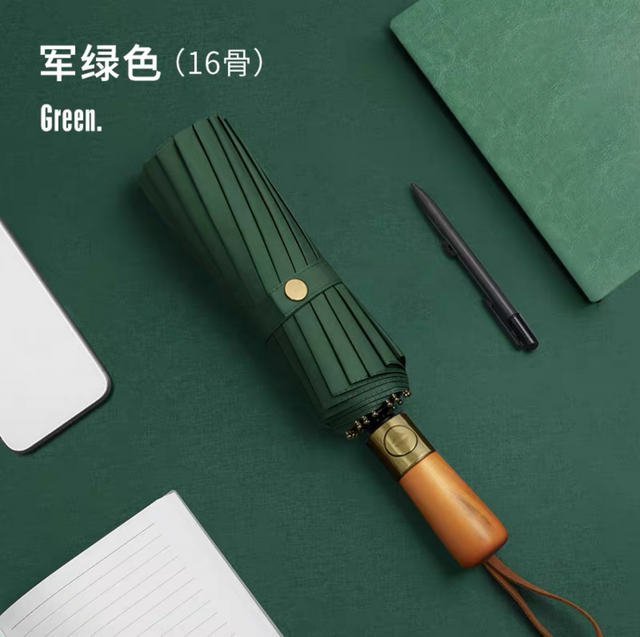 Wholesale Super Large Three Fold Sunny Rain Dual-use 180 Degree Rotatable Automatic LED Flashlight Umbrella umbrella base