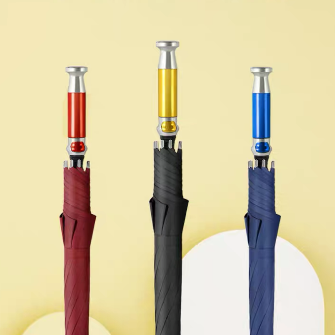 clear umbrellas