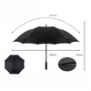Golf Umbrella with Logo Windproof Base for Umbrella UV Coating Auto Open Eva Handle Custom Print Advertising Double Canopy Rain Umbrellas 