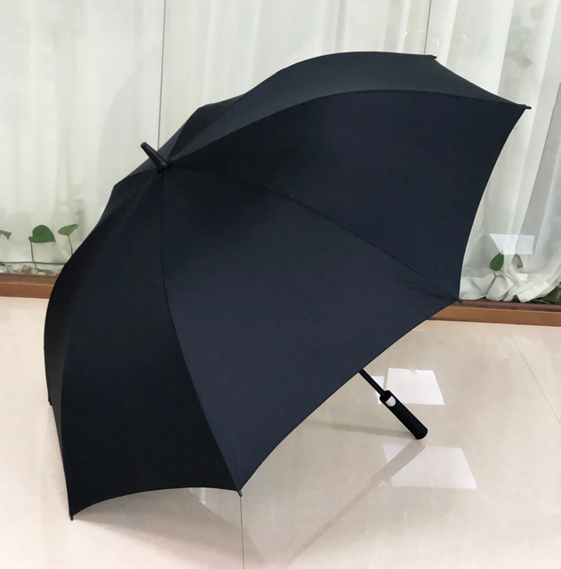 Extra Large Automatic Fiberglass Frame Golf Umbrella Logo Print Waterproof Big Umbrella Adults-for Camping Hanging Wholesale