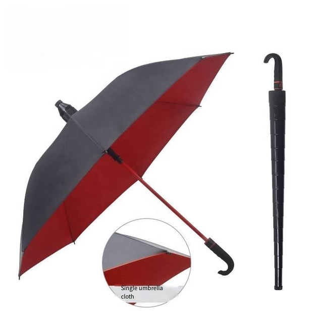 Promotional Branded Wind Proof Custom Logo coloured Cheap Pongee automatic Straight large golf umbrellas parapluie for outdoor