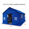 10x13ft Outdoor Metal Frame Tent Cheap Medical Hospital Tent Digital Printing Vinyl Material Single Layer Insurance End User