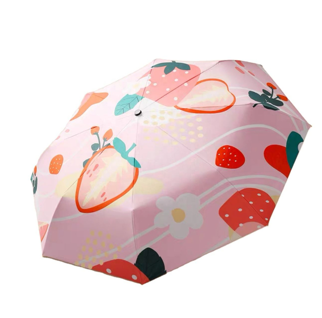 Full Auto Open Travel Portable Fold Umbrella Anti UV Waterproof Umbrella Small Foldable Mini 5 Folding Parasol