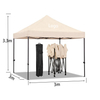 Custom Logo Printed 10x10ft Waterproof Folding Gazebo Heavy Duty 3x3 Oxford Trade Show Tents