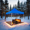 Custom Print Portable Outdoor Exhibition Booth Promotional Trade Show Tent Deluxe Steel Frame Tent For Advertising Event