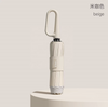 custom umbrella five fold 6-bone mini capsule black glue sunshade sun UV protection sunny and rainy folding pocket customized