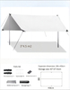 Manufacture outdoor camping canopy tents tent For Sun Van camping equipment camping canopy