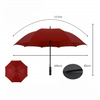 Golf Umbrella with Logo Windproof Base for Umbrella UV Coating Auto Open Eva Handle Custom Print Advertising Double Canopy Rain Umbrellas 